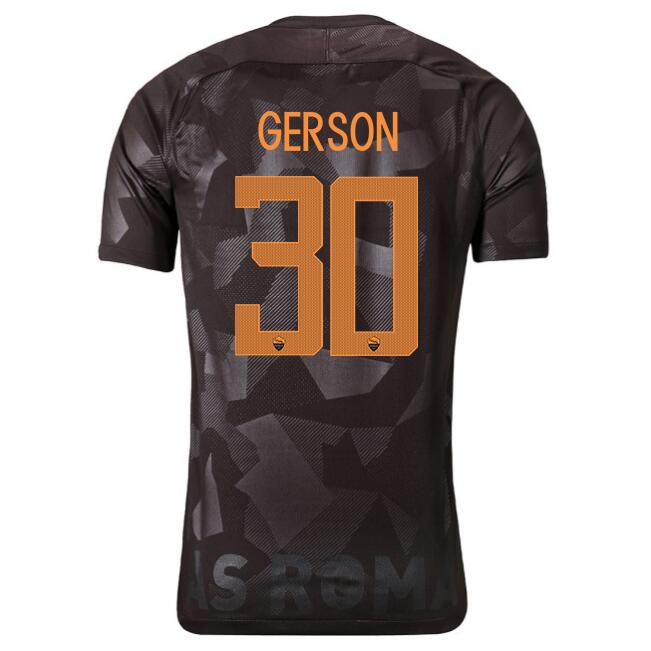 AS Roma Trikot Heim Gerson 2017-18 Fussballtrikots Günstig